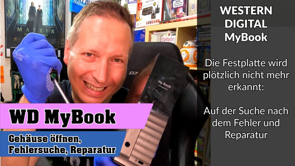 Western Digital WD MyBook Defekt Reparatur Gehaeuse oeffnen Howto 2